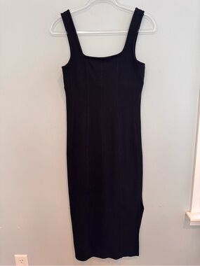 Lucky Brand Bodycon Ribbed Midi Dress